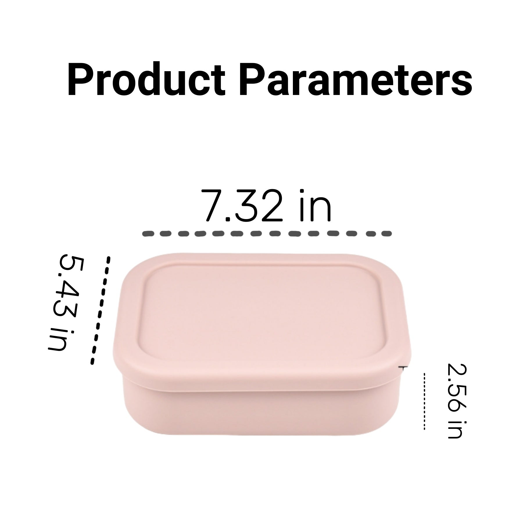 Portable Three-compartment Lunch Box