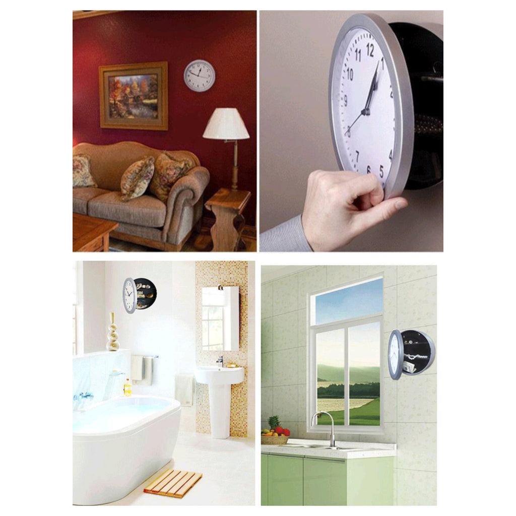 ABS Hidden Safe Clock Wall Lock Storage