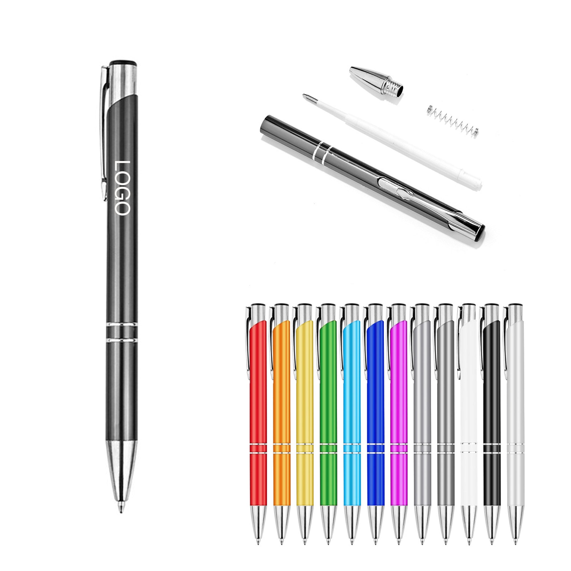 Metal Ballpoint Pen Black Ink