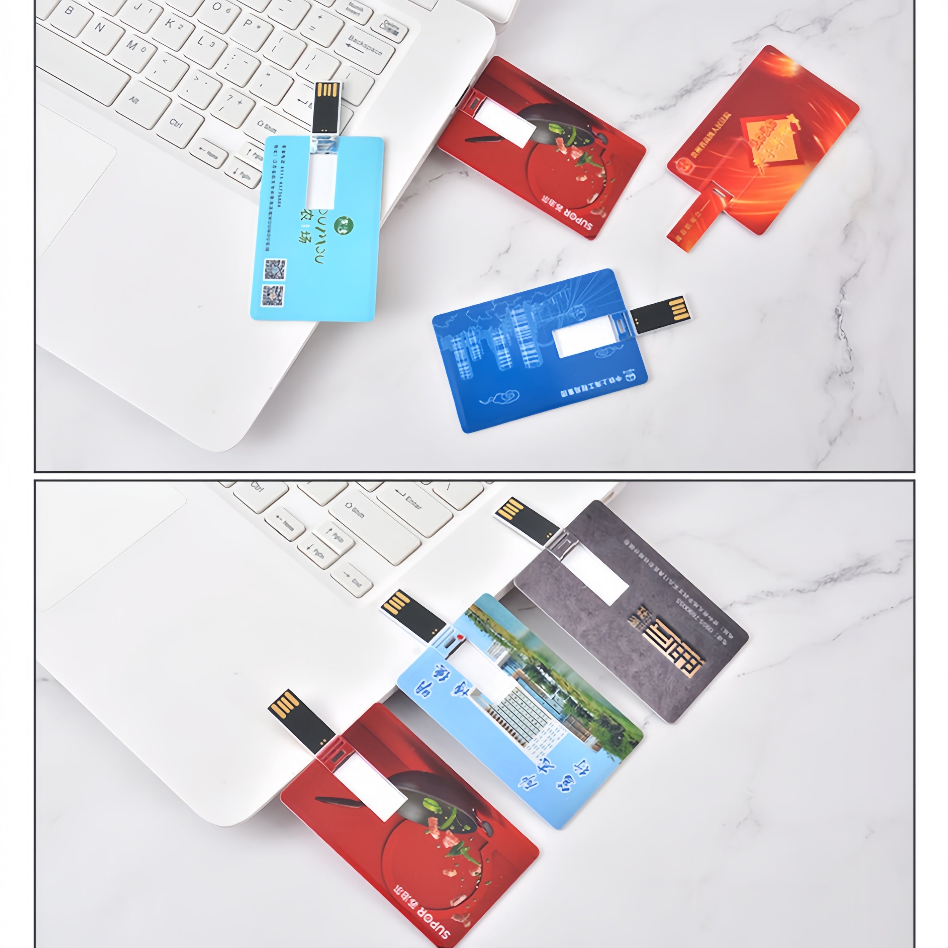 Credit Card Style Usb Flash Drive 4 GB