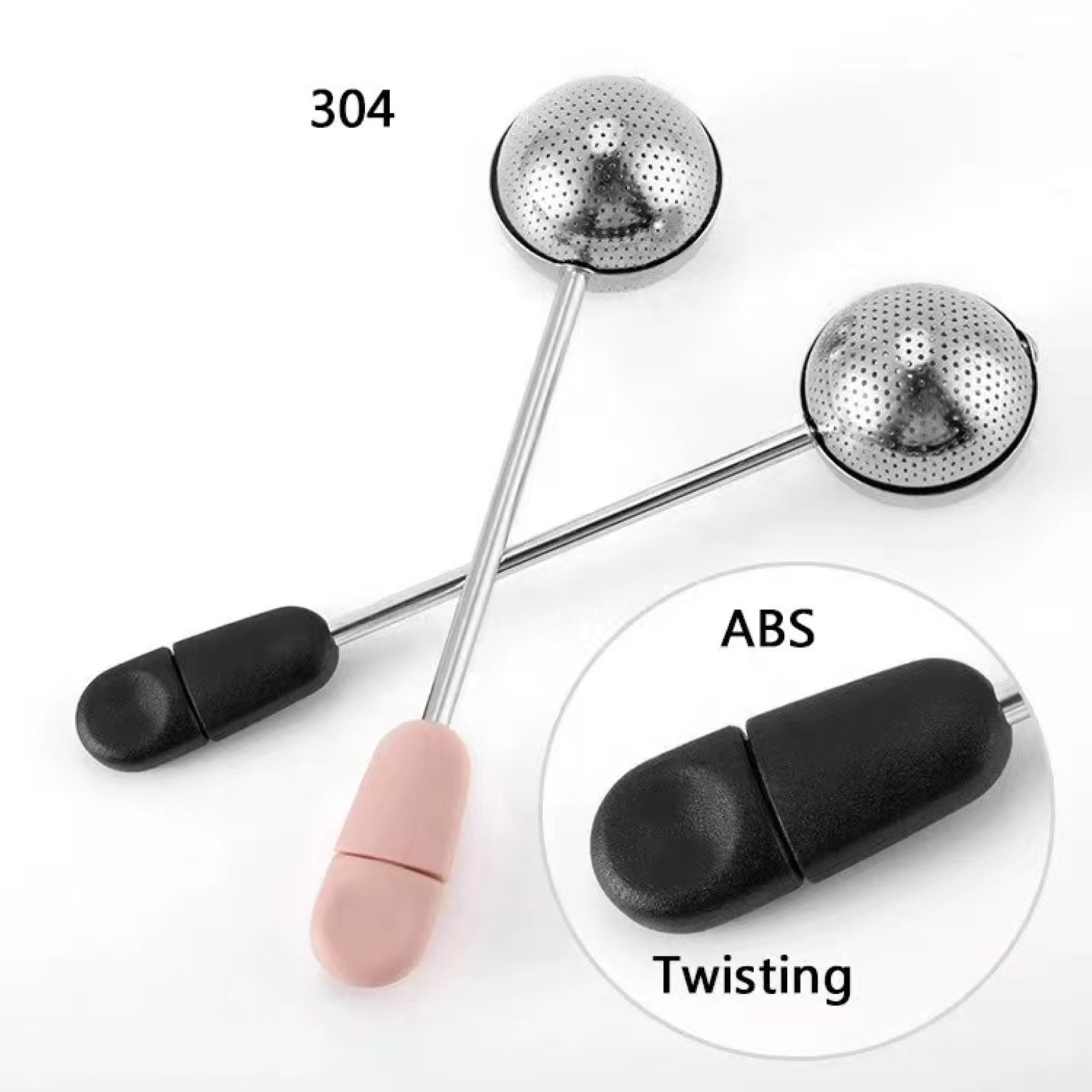 Stainless Steel Rotating Tea Strainer