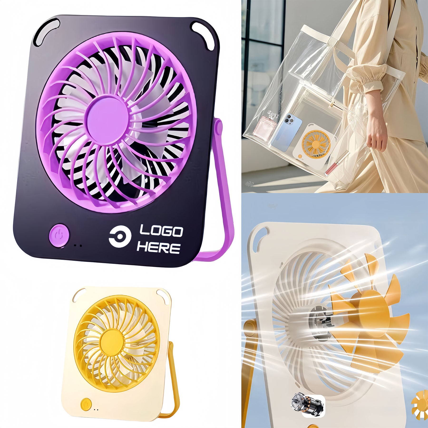 Dual Use Hanging And Desktop Fan
