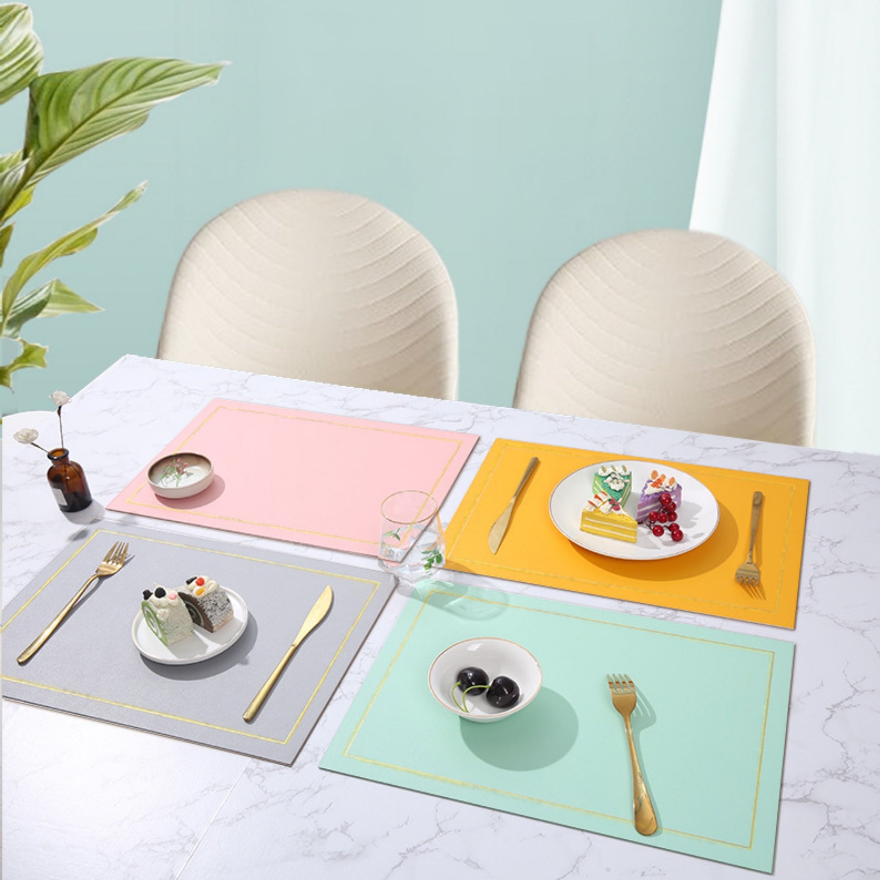 Square Double-Color Double-Sided Placemat