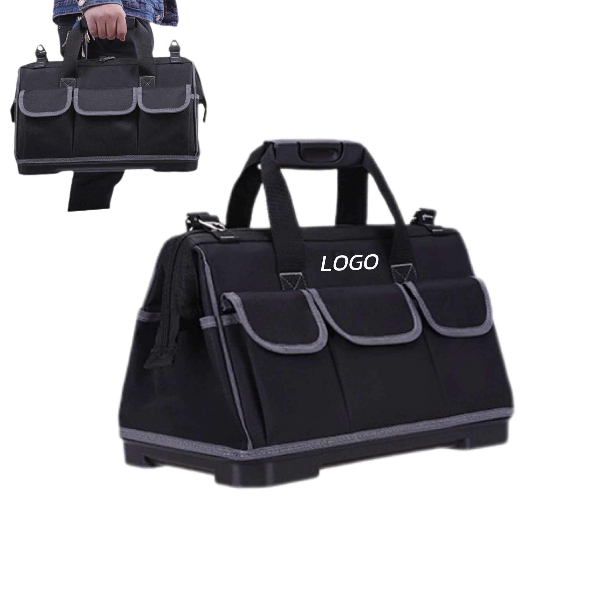 Waterproof Plastic Bottom Tool Bag