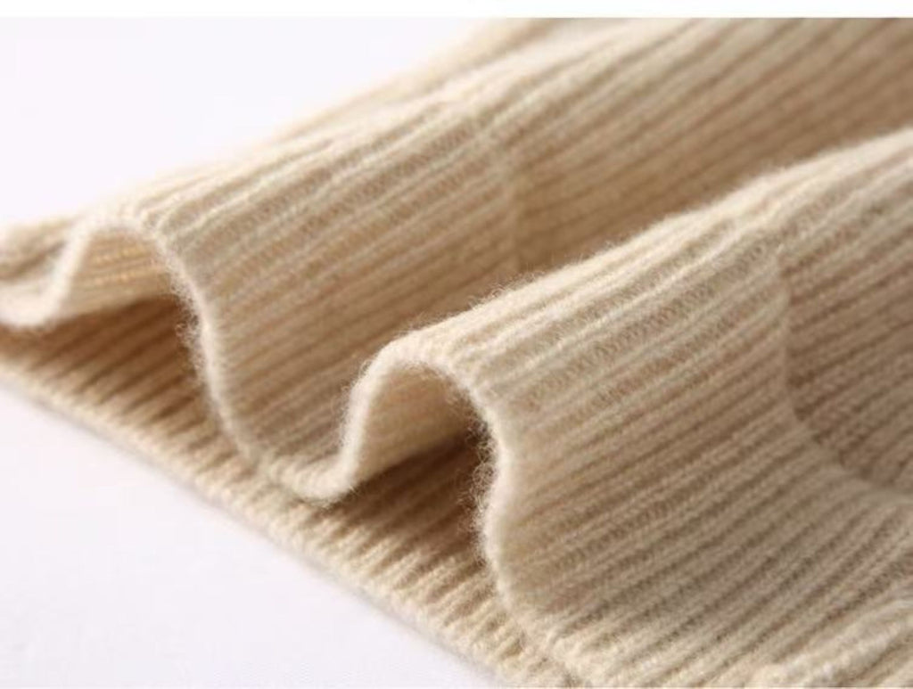 Goat Hair Knitted Hat