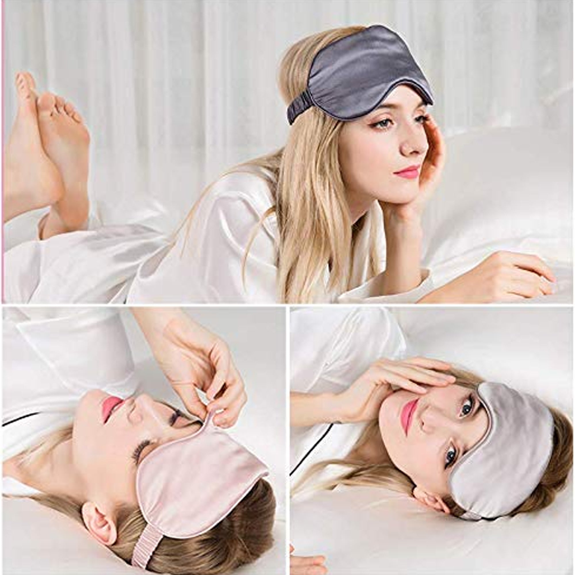 Silk Satin Eye Mask Color Assorted