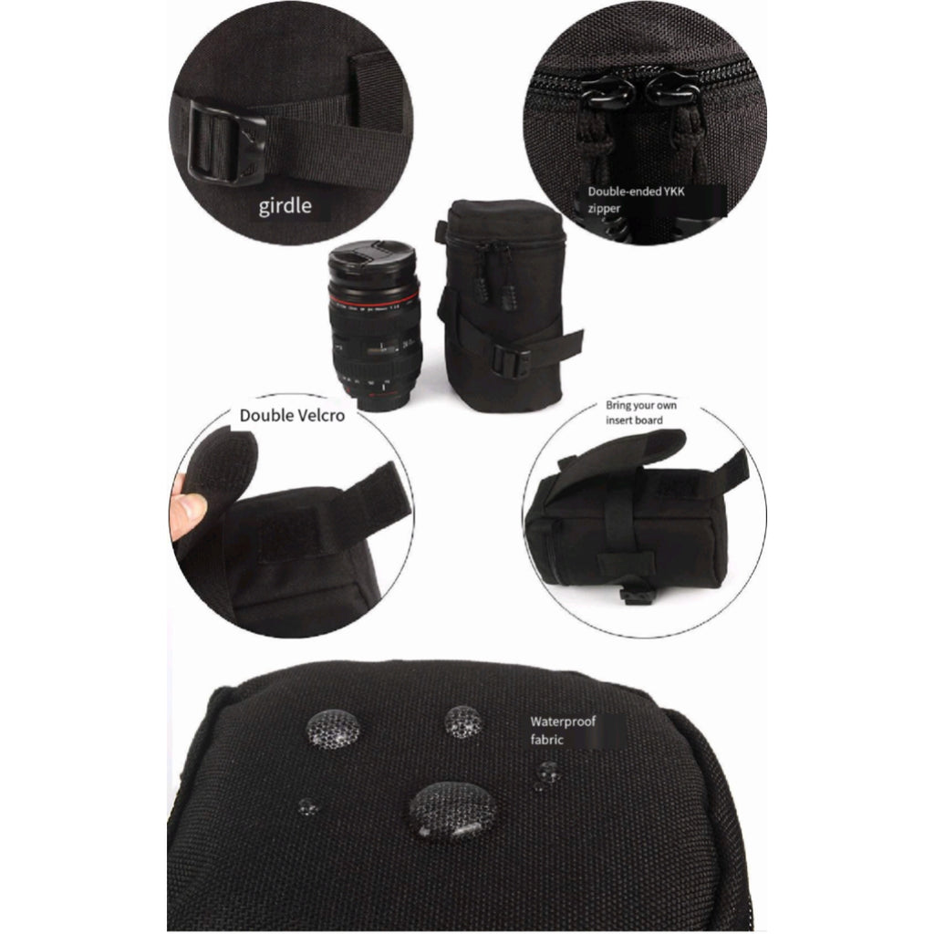 Digital Single Lens Reflex Camera Lens Bag