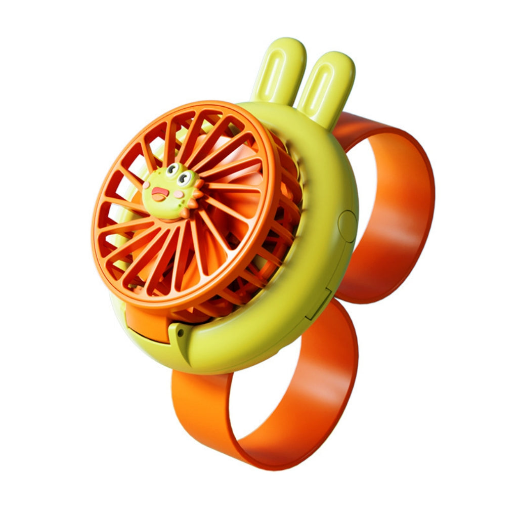 Mini Handheld Fan Kids Toy Watch USB Rechargeable