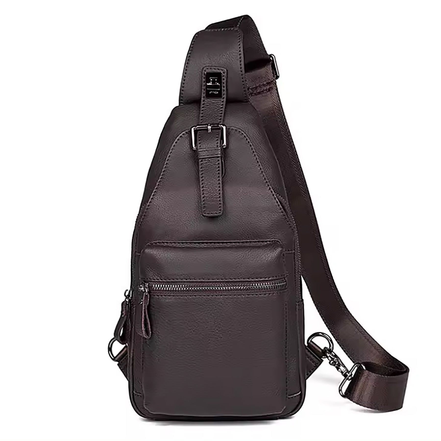 Vintage Leather Cross Body Chest Bag