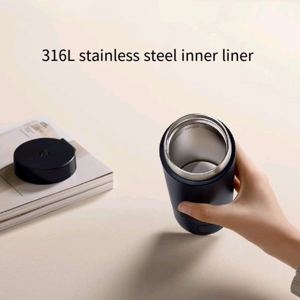 12oz Stainless Steel Portable Kettle 4-Min Boil Keep Warm