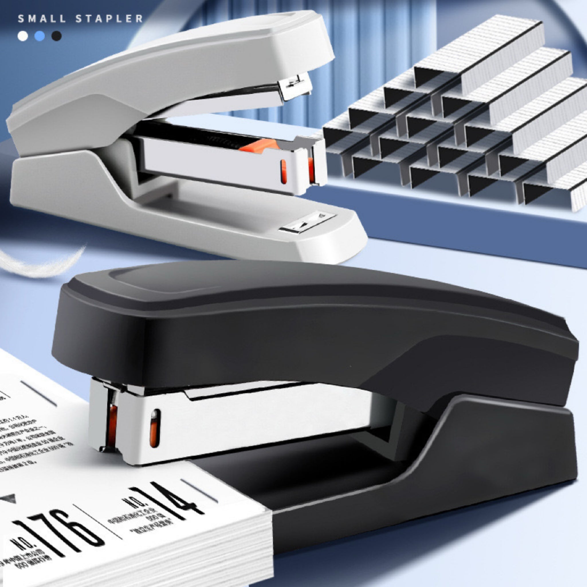Stapler including No.12 staples