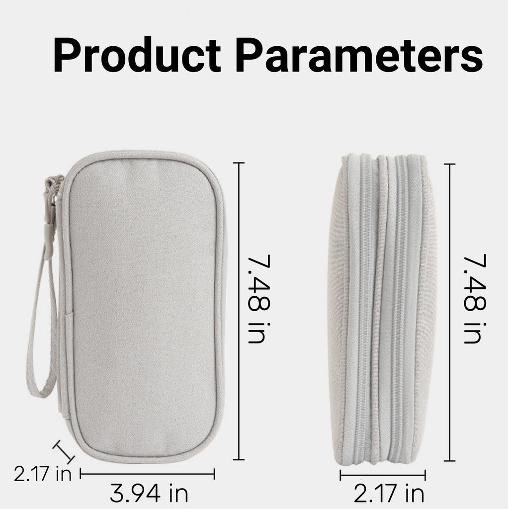 Portable Data Cable Organizer Pouch