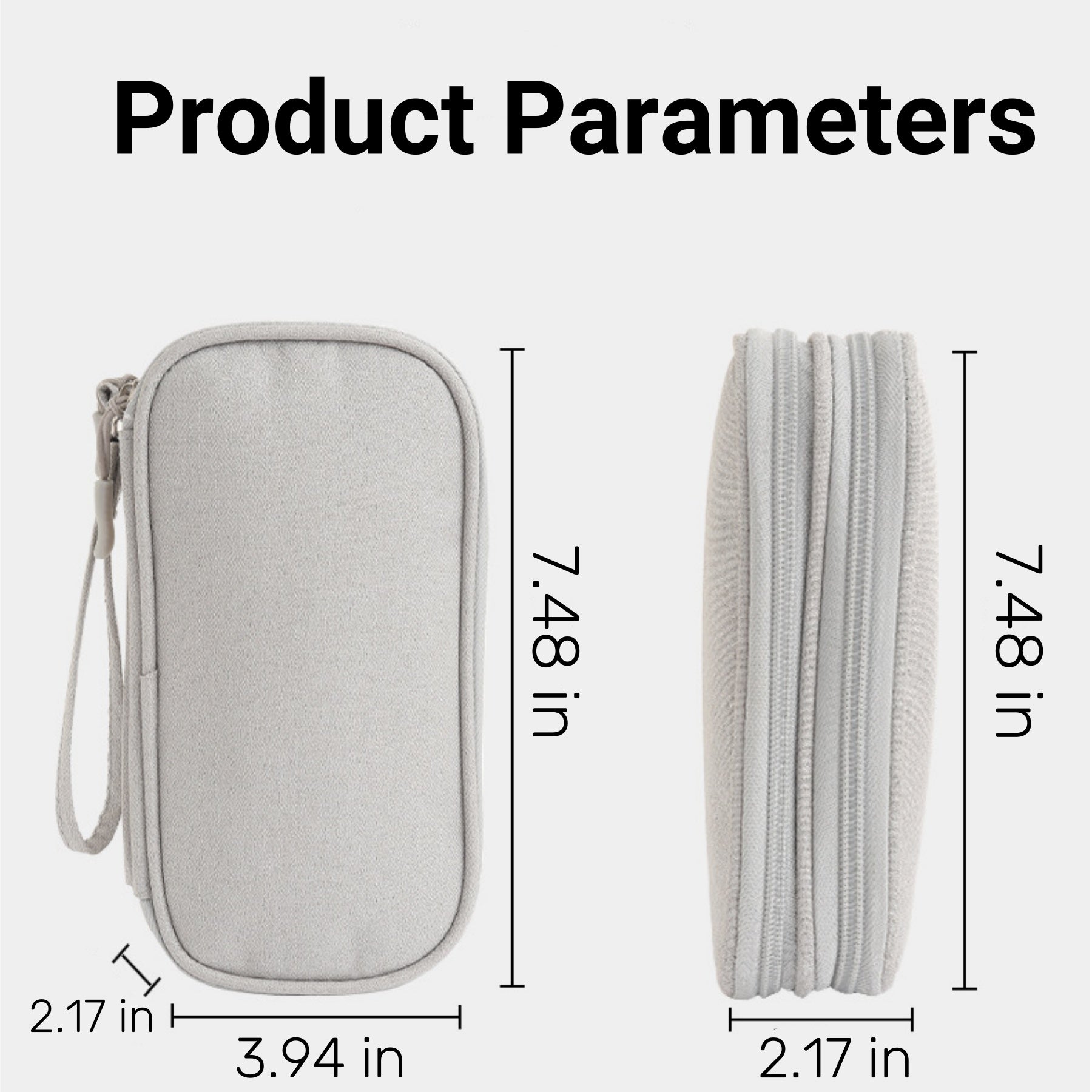 Portable Data Cable Organizer Pouch