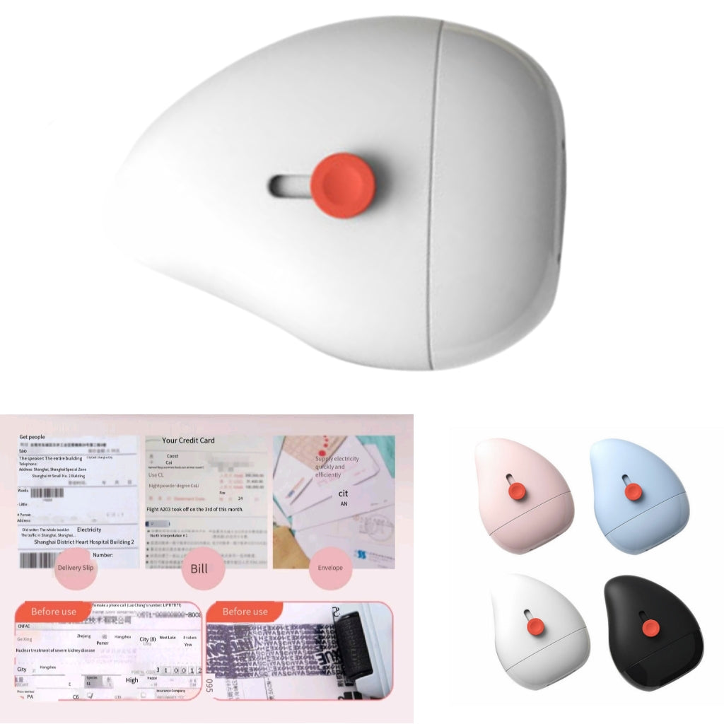 Privacy Roller Shredder ID Mail Security Cutter Portable