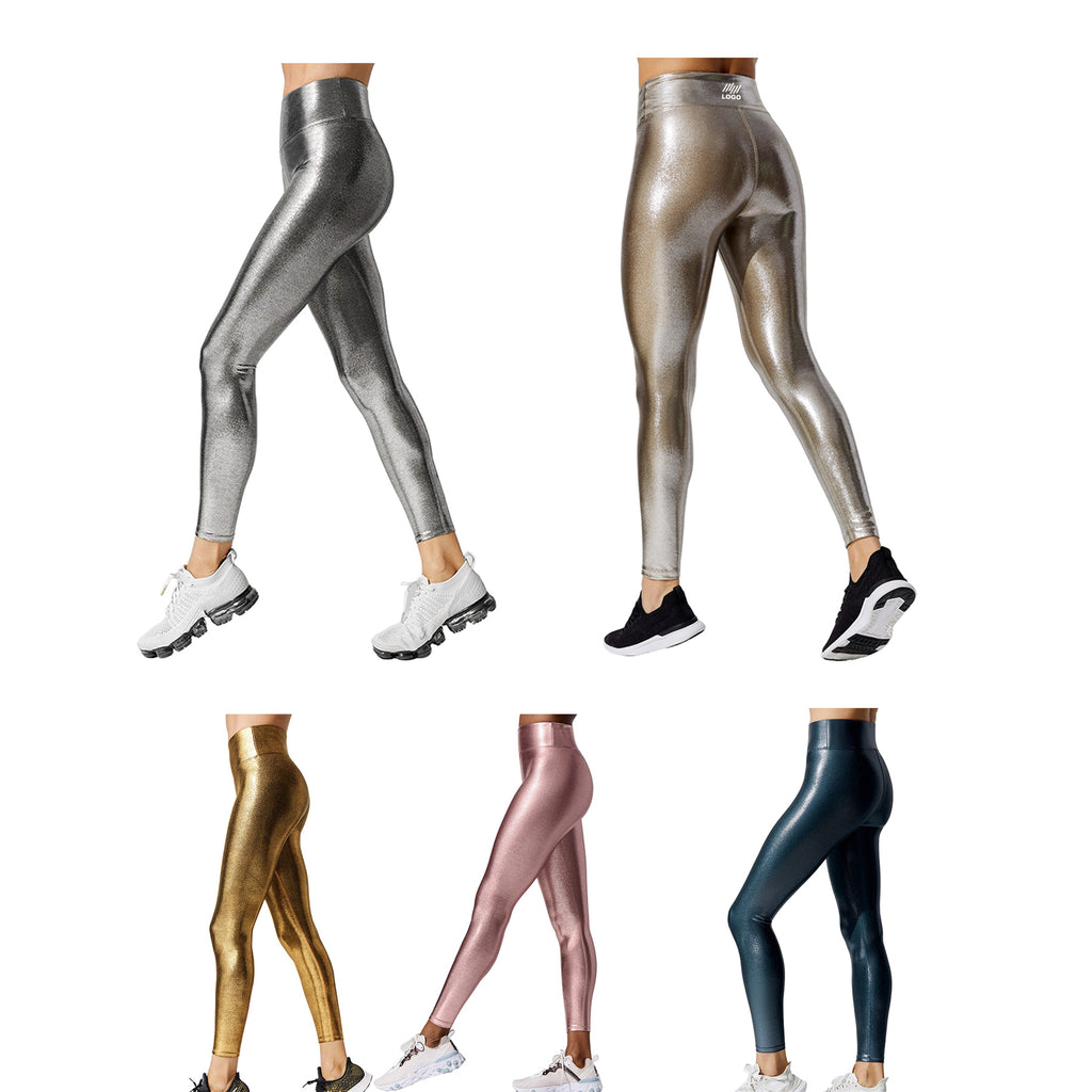 High Waistband Gilded Sports Leggings