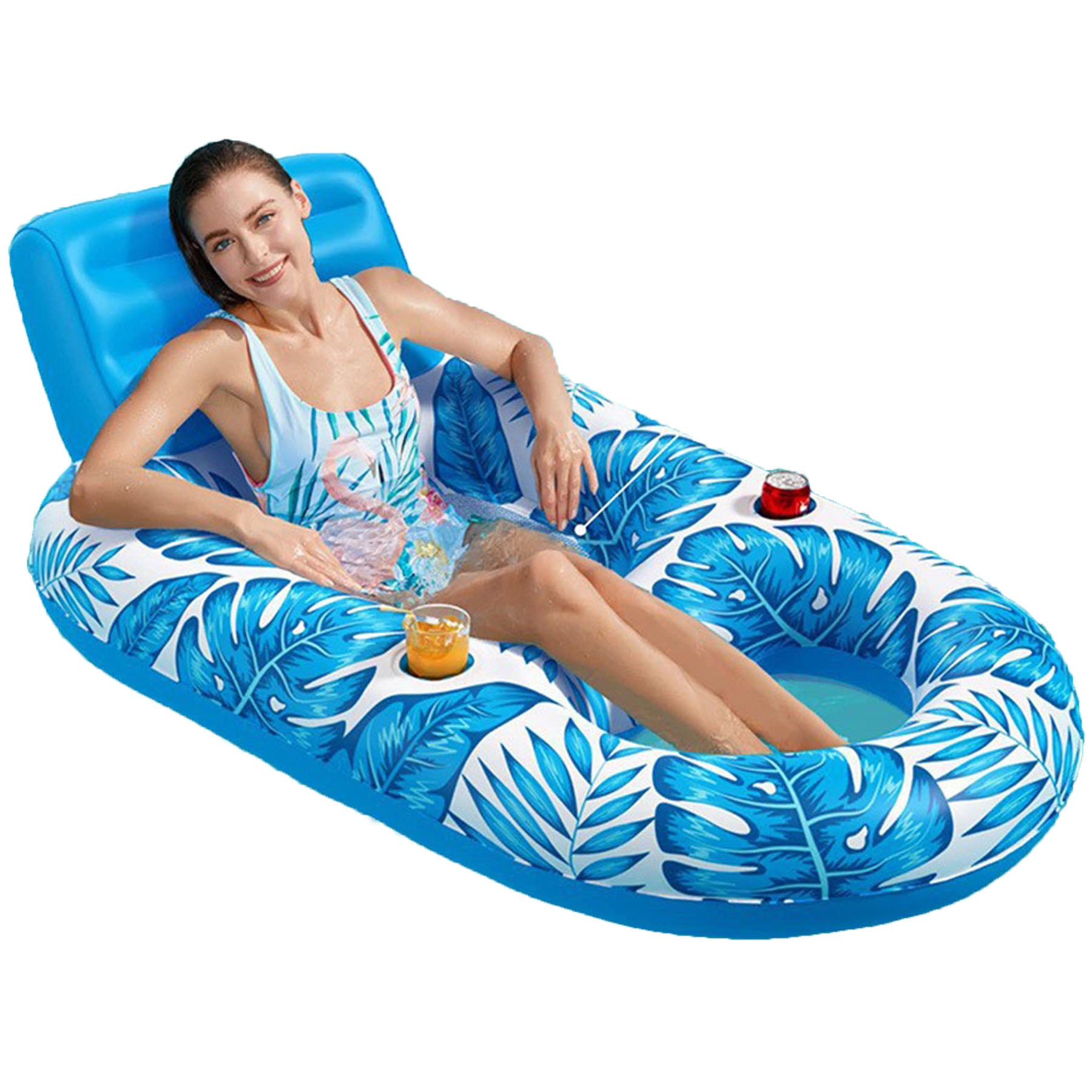 Inflatable Tanning Pool Lounger Float
