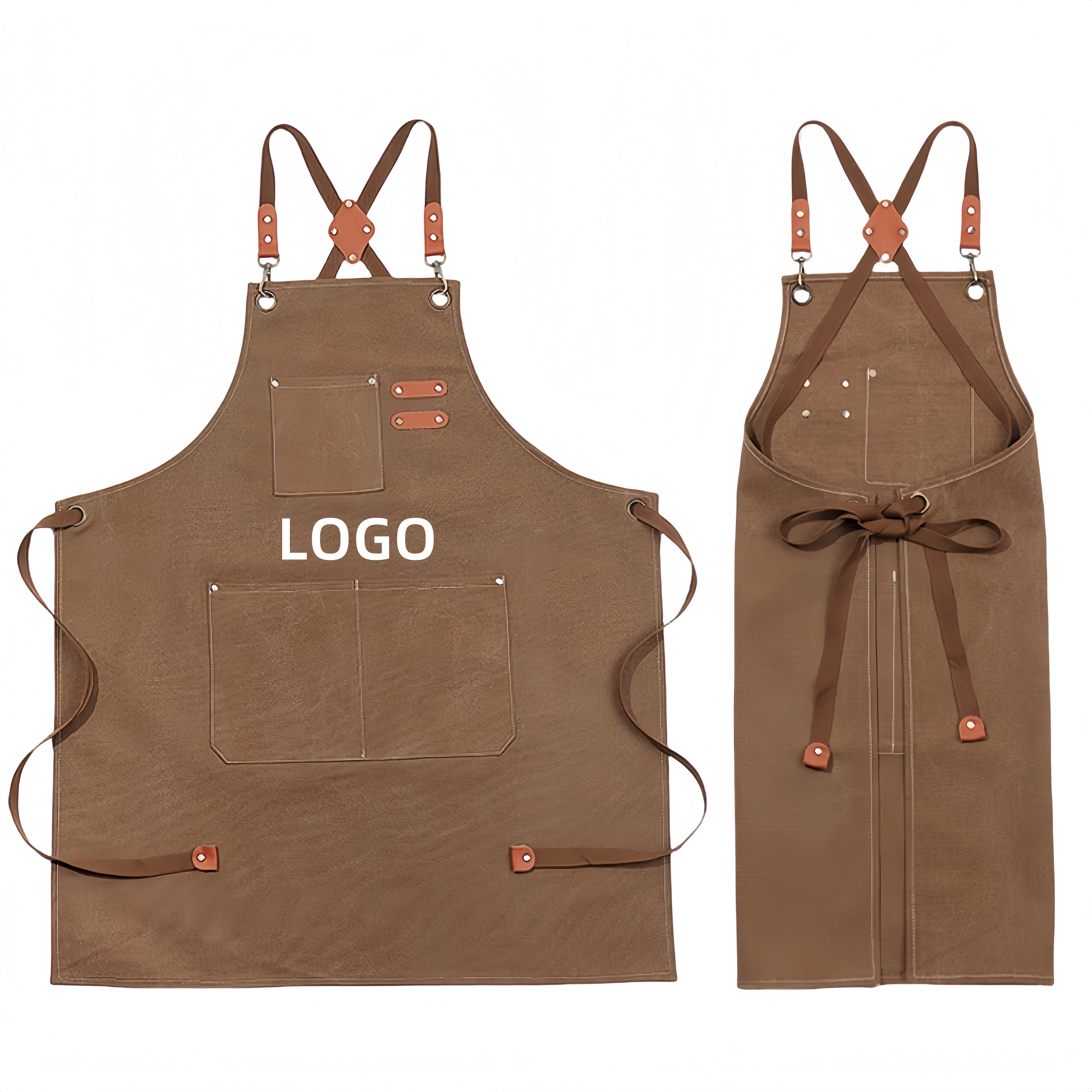 Adjustable Denim Bib Work Apron