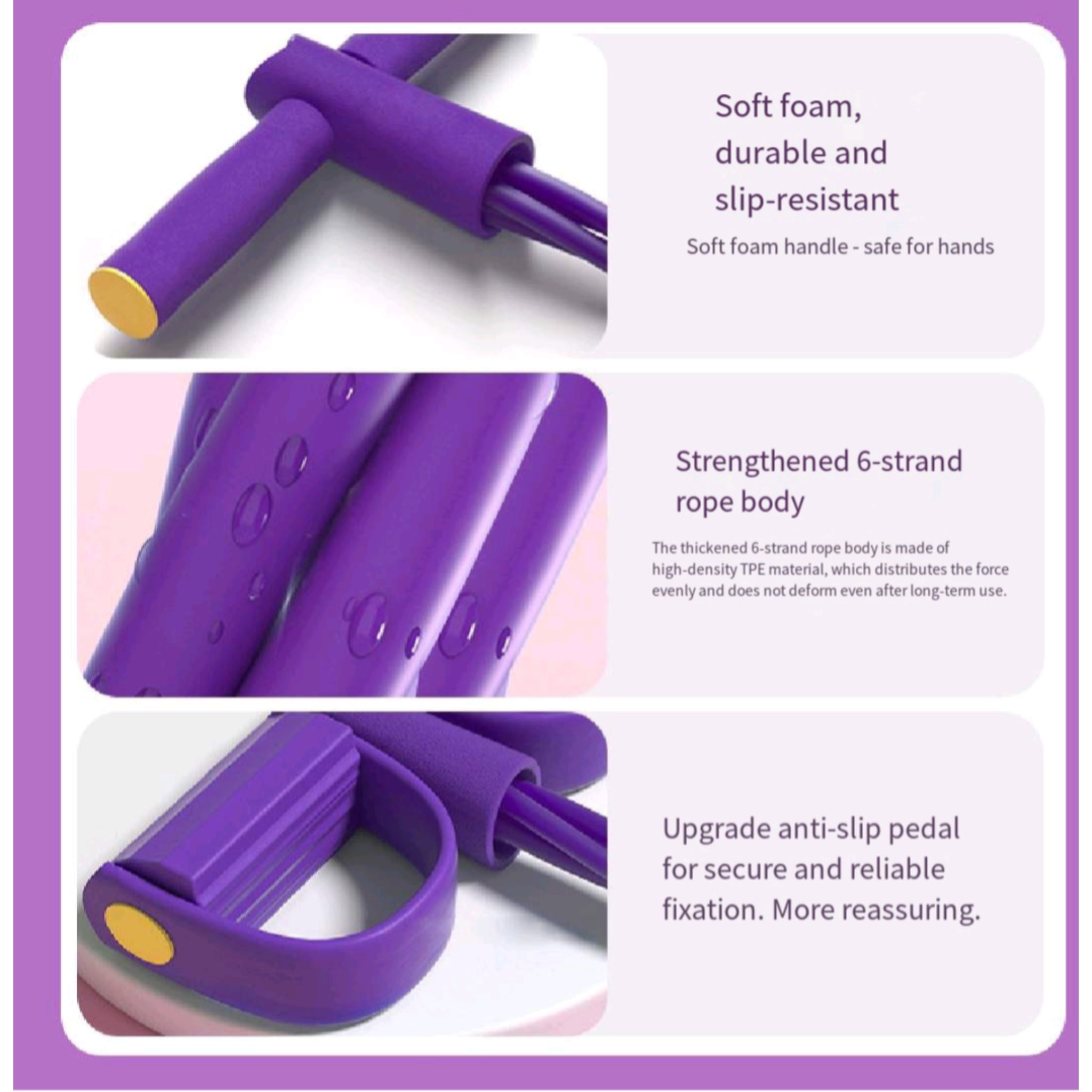 Non - Toxic Tpe Resistance Bands For Women'S Posture