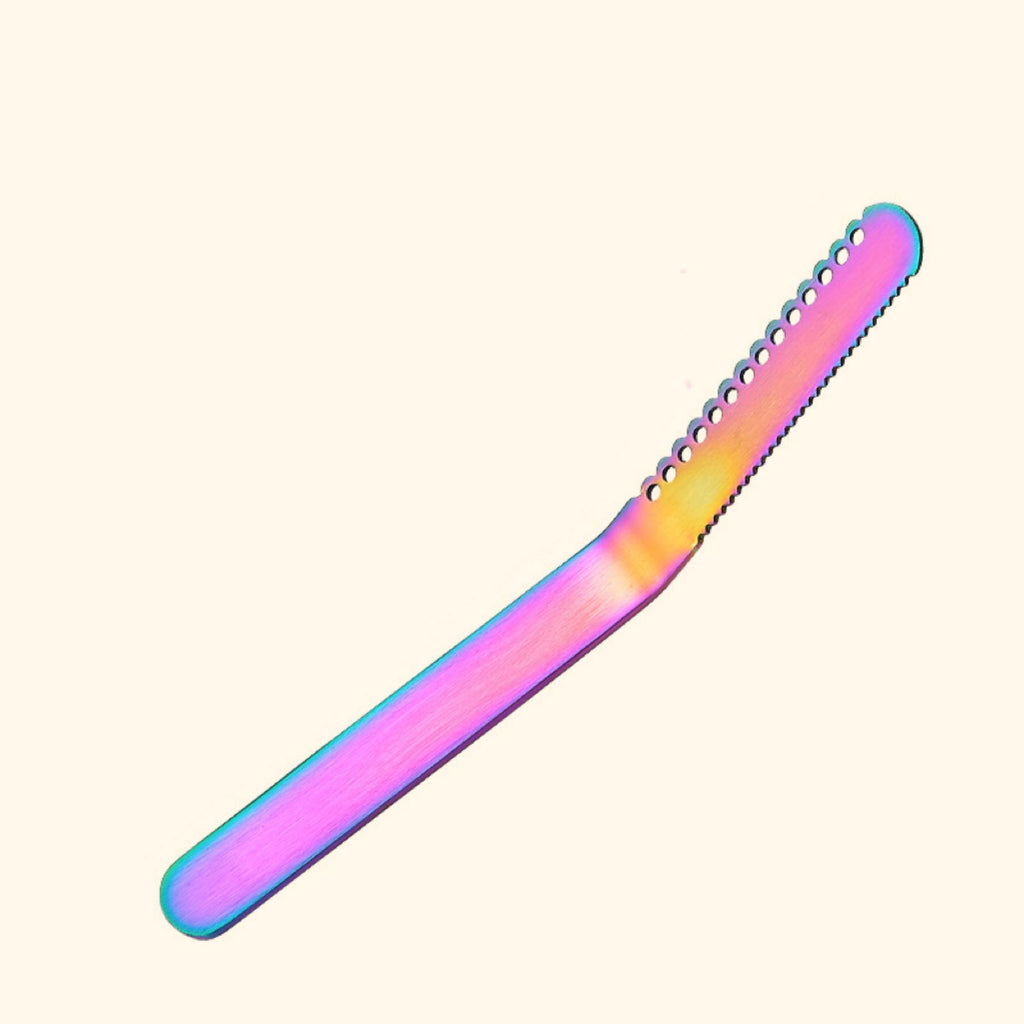 Threaded Butter Knife With Holes