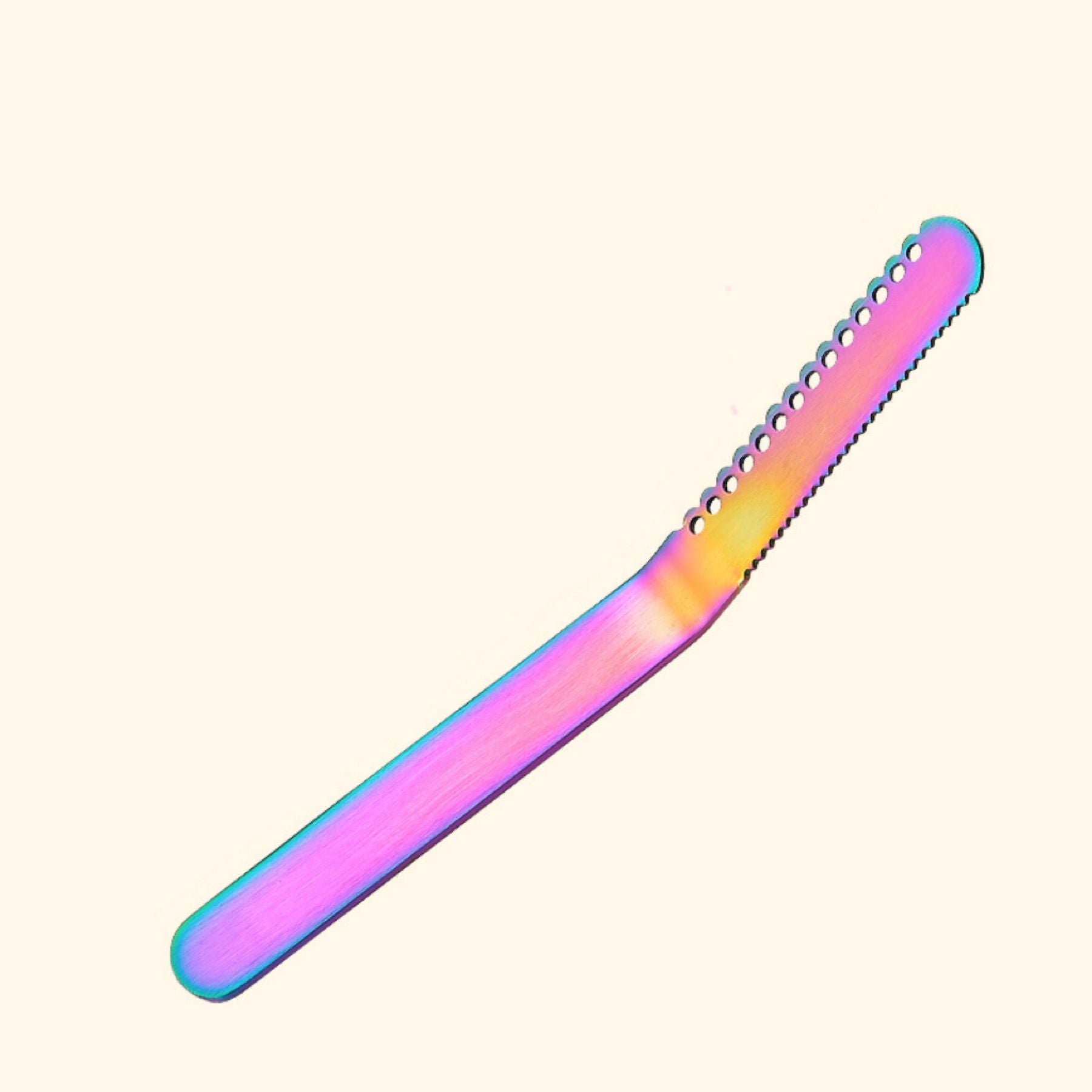 Threaded Butter Knife With Holes