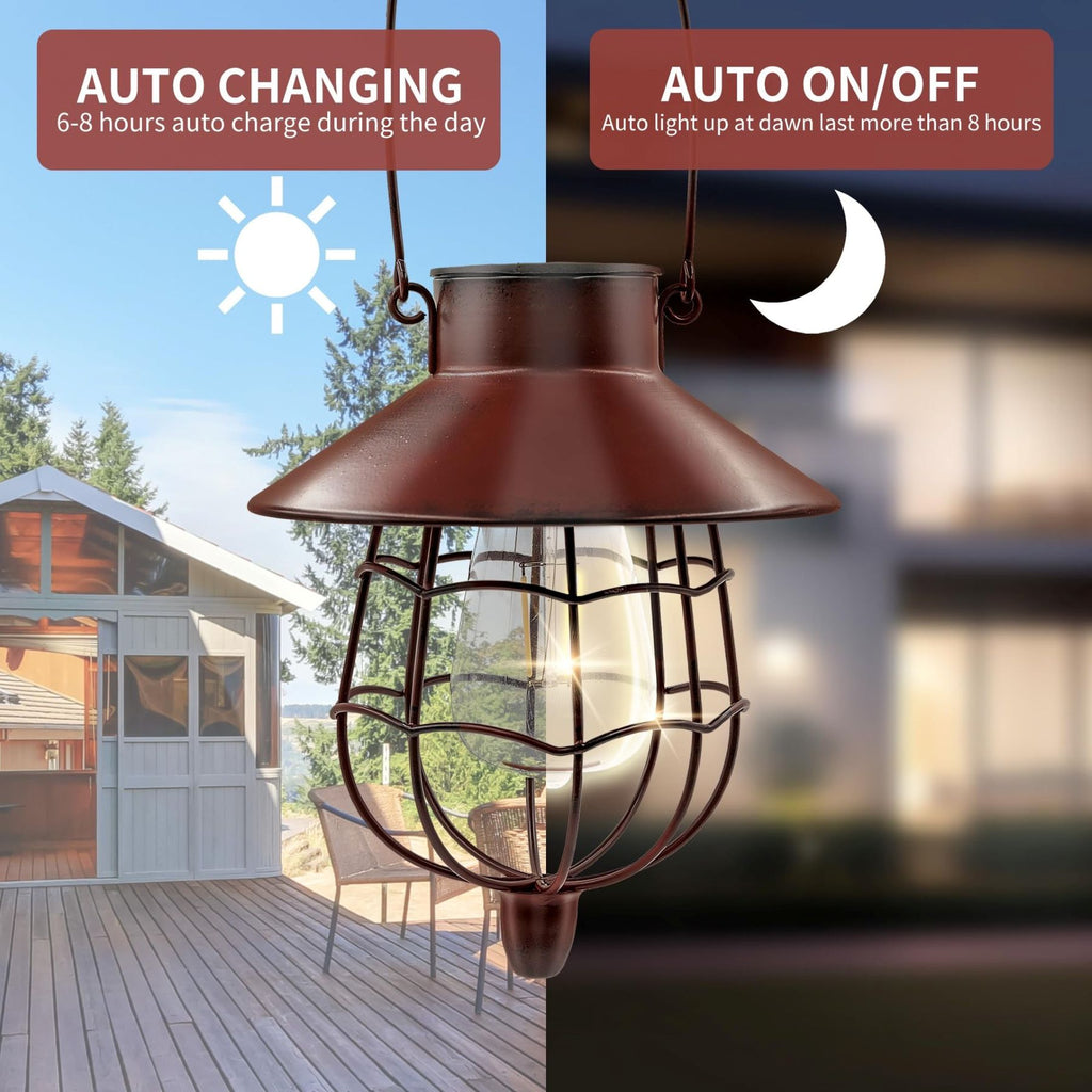 Solar-powered Outdoor Chandelier