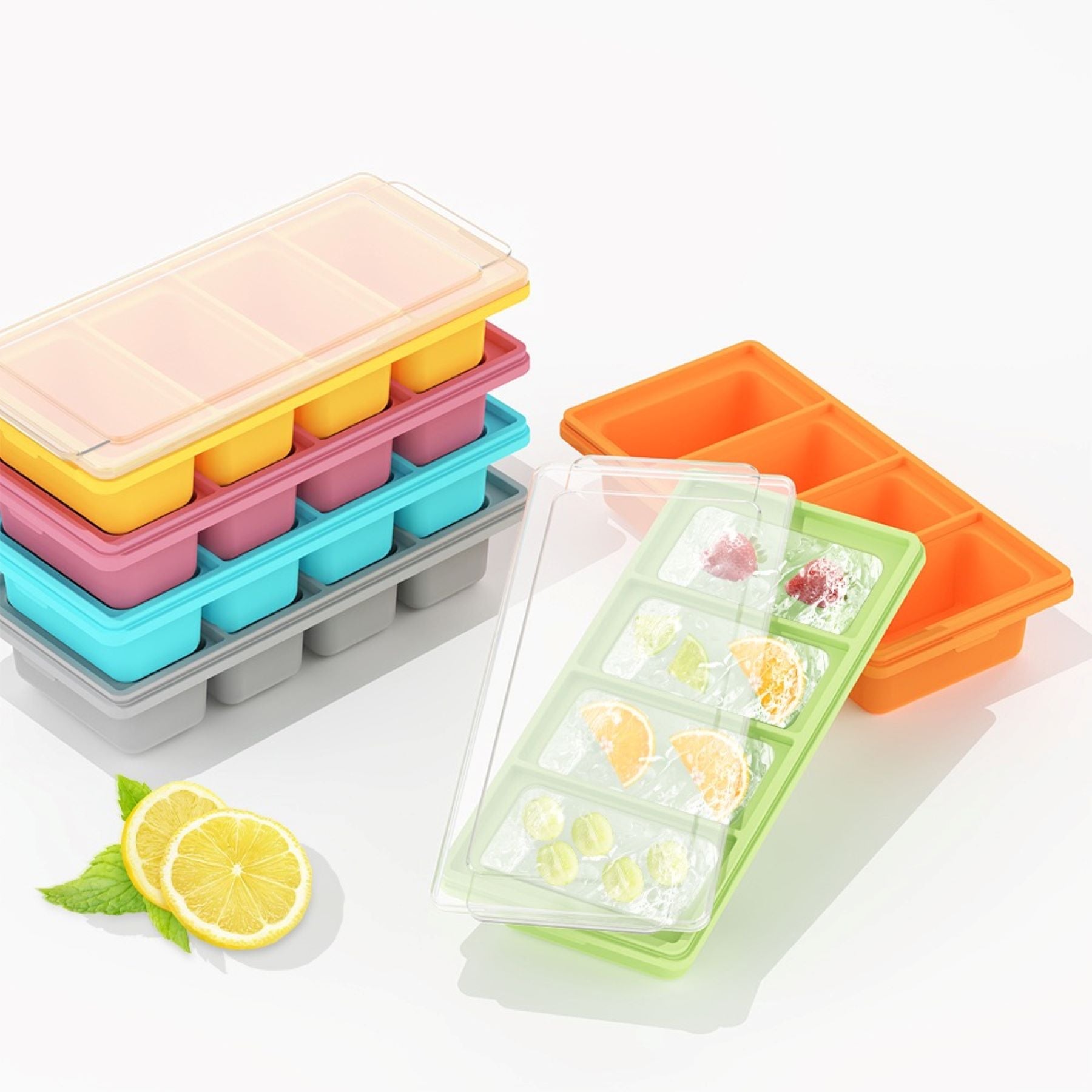 Food-grade Food Storage Container (Four Compartments)