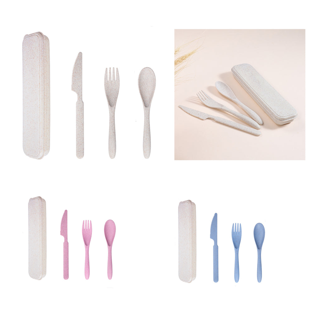 Eco-Friendly Wheat Straw Cutlery Set