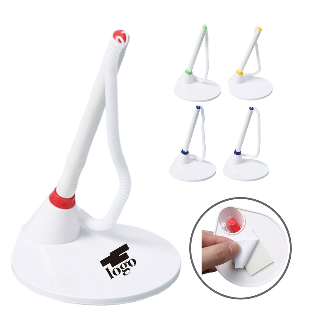 Secure Counter Pens With Adhesive Chain
