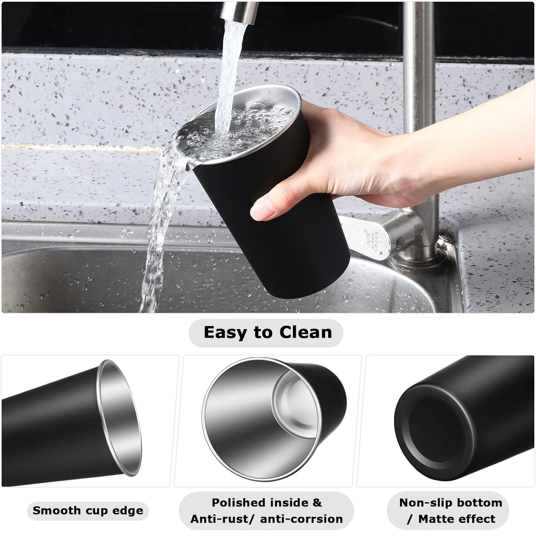 16oz Stainless Steel Pint Cup