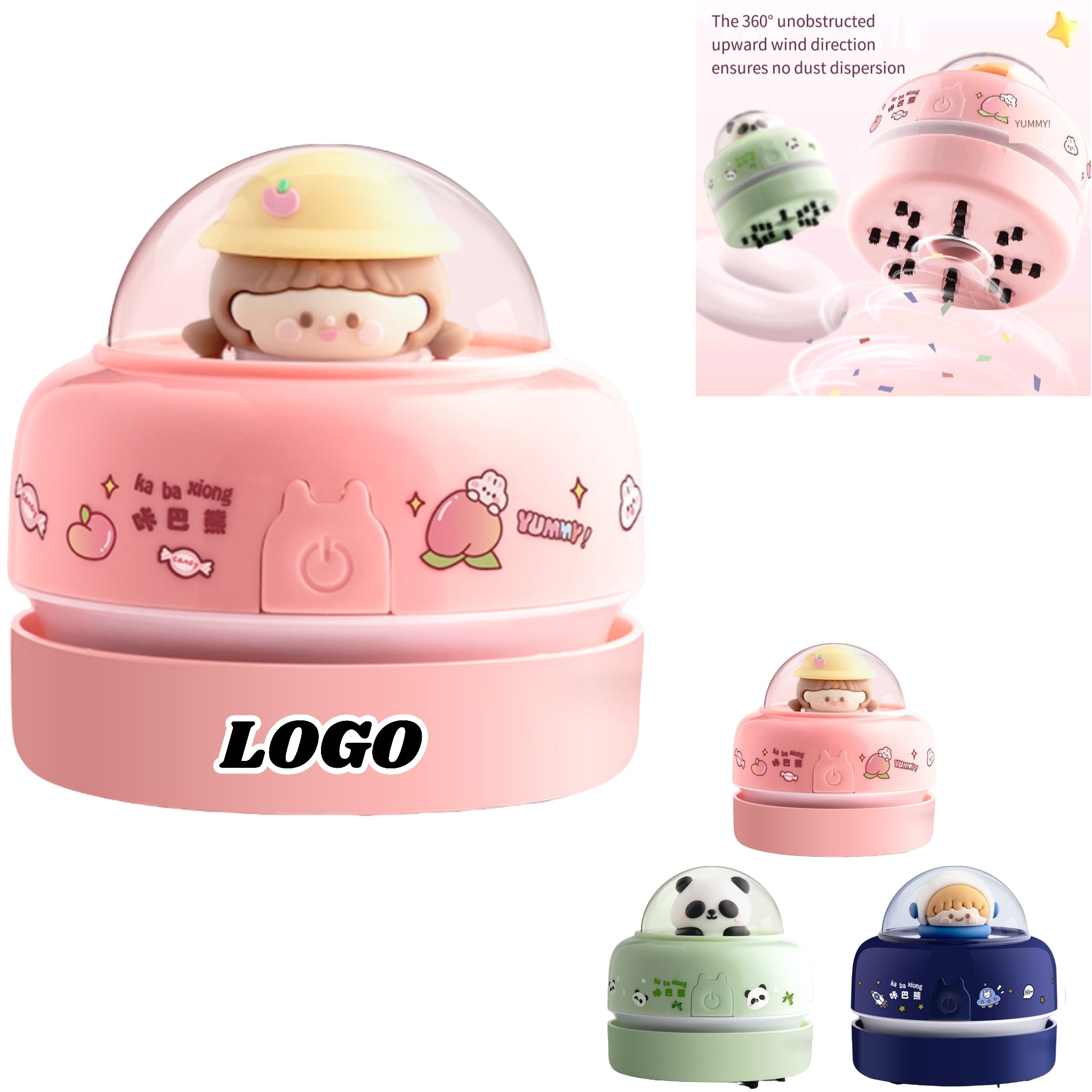 Cartoon Mini Vacuum Cleaner Safe Kids Desk Eraser Dust