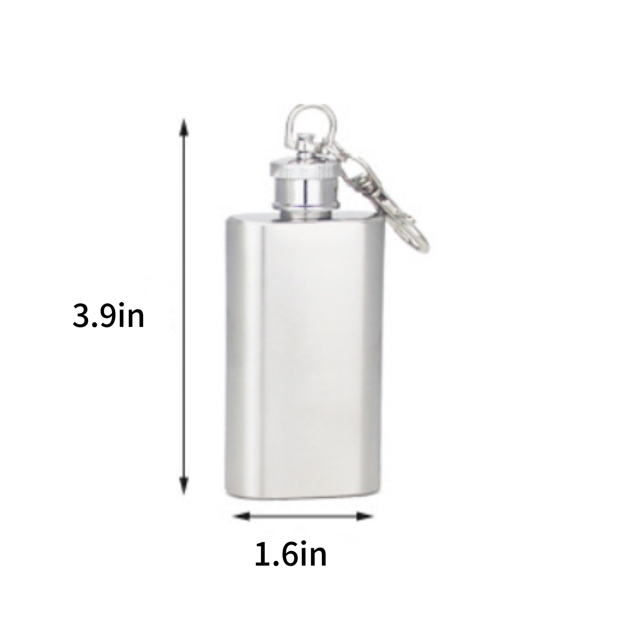 Stainless Steel Keychain Flask