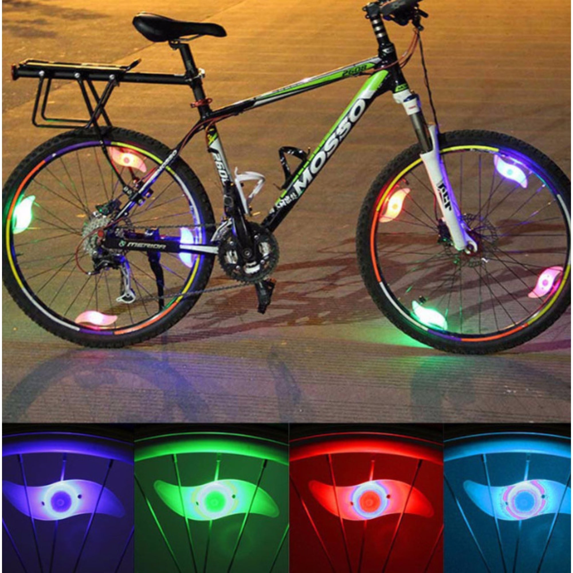 Spoke Light for Road Bicycles