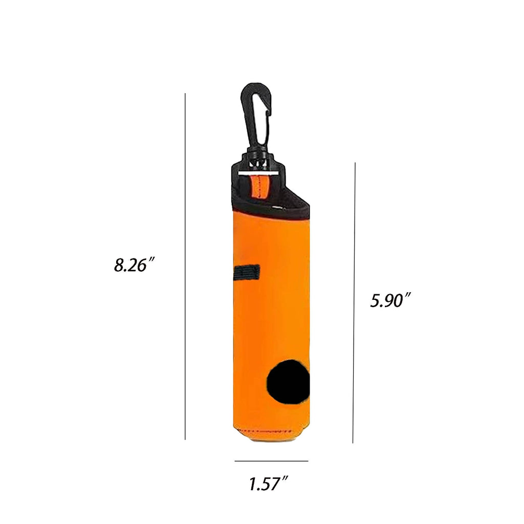 Neoprene Golf Tee and Ball Holder Carry Bag