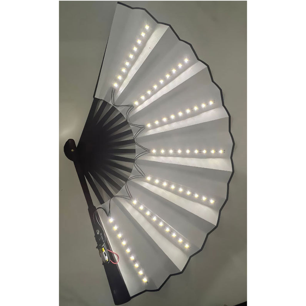 LED Folding Performance Color Night Light Fan