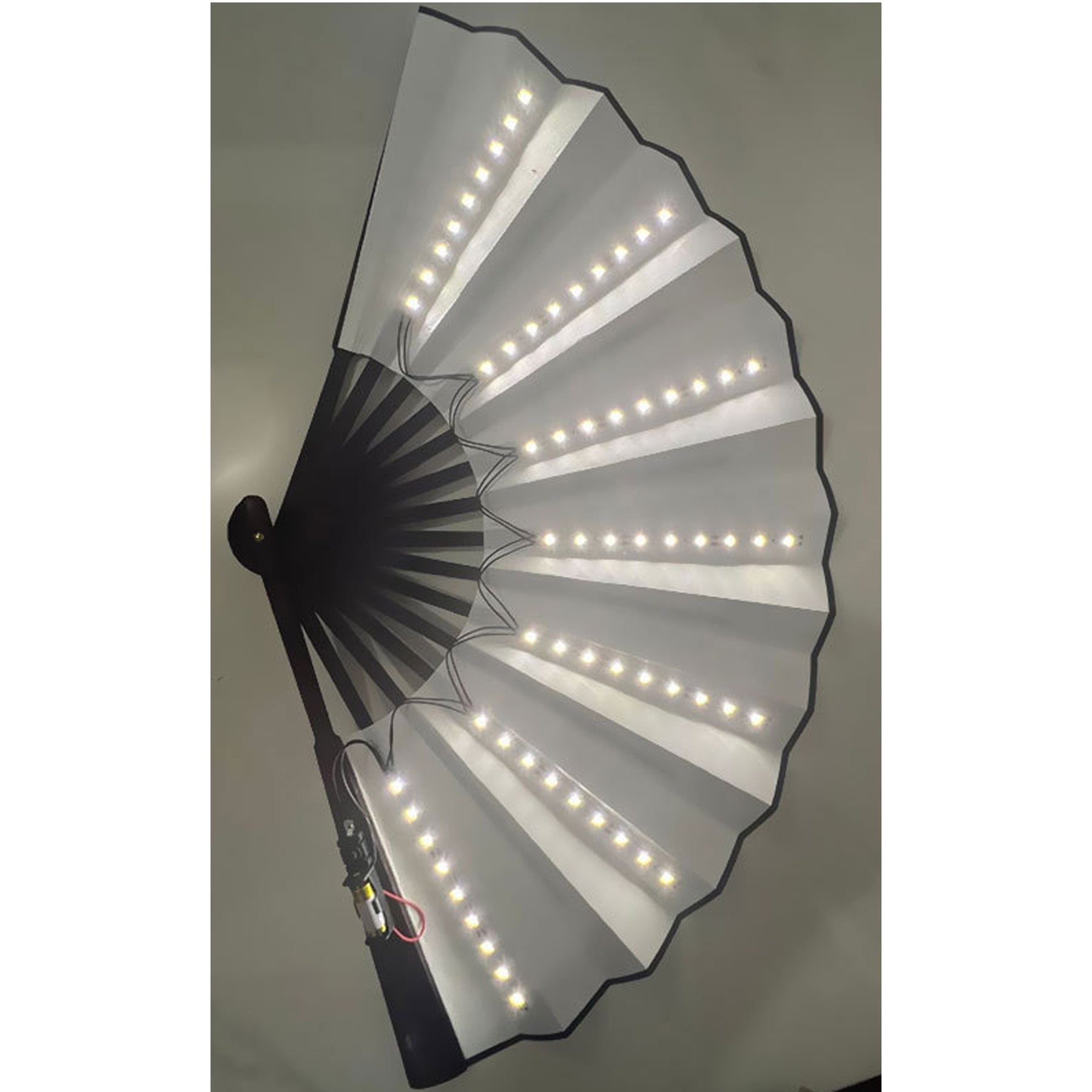 LED Folding Performance Color Night Light Fan