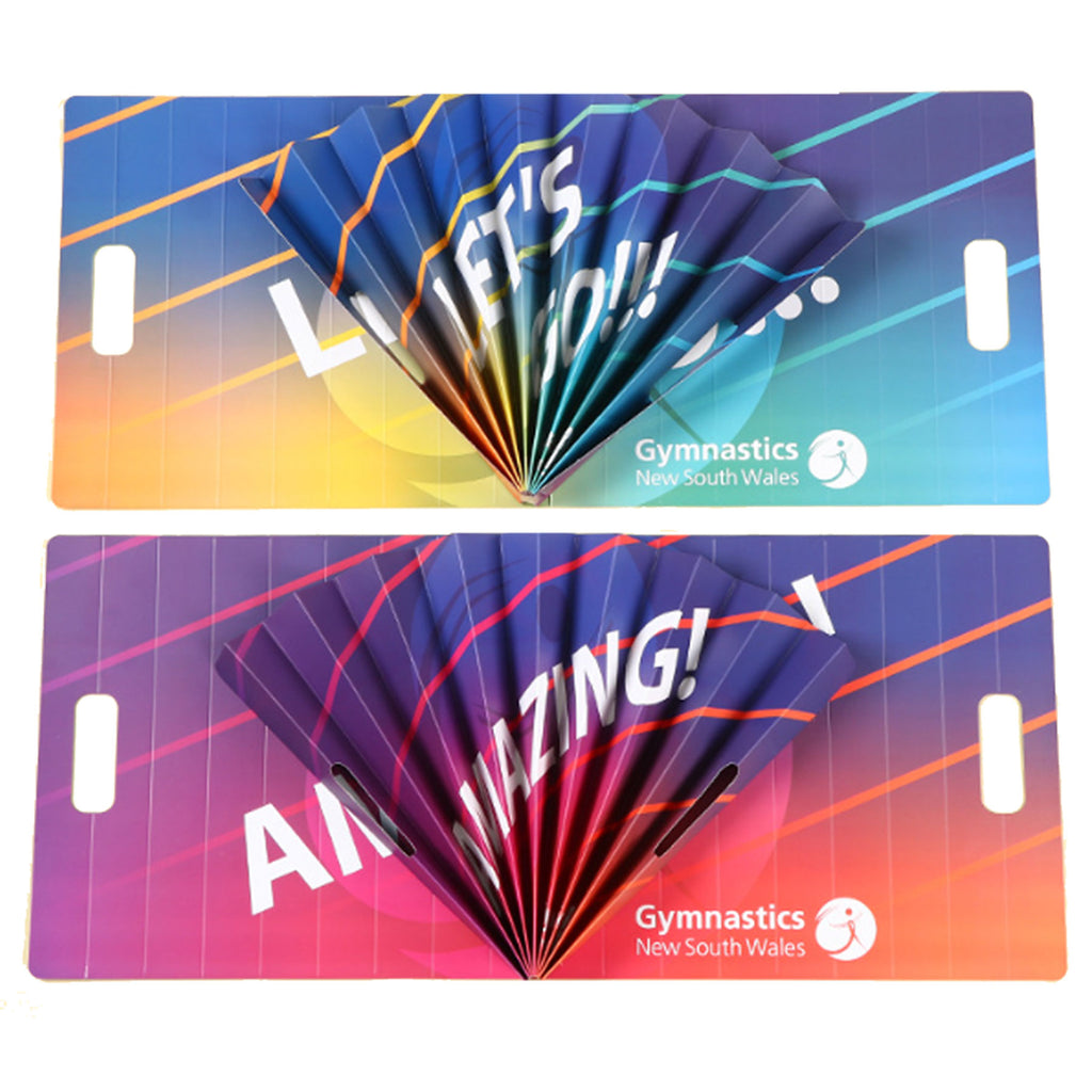 Cheering Clapper Foldable Paper Fan
