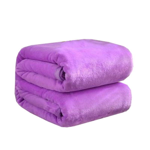 47" x 78" Super Soft Solid Flannel Blanket