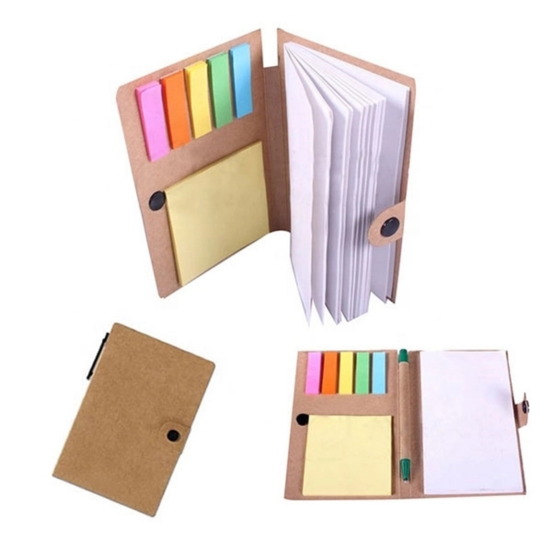 Notebooks W/Sticky Notes Flags And Pen