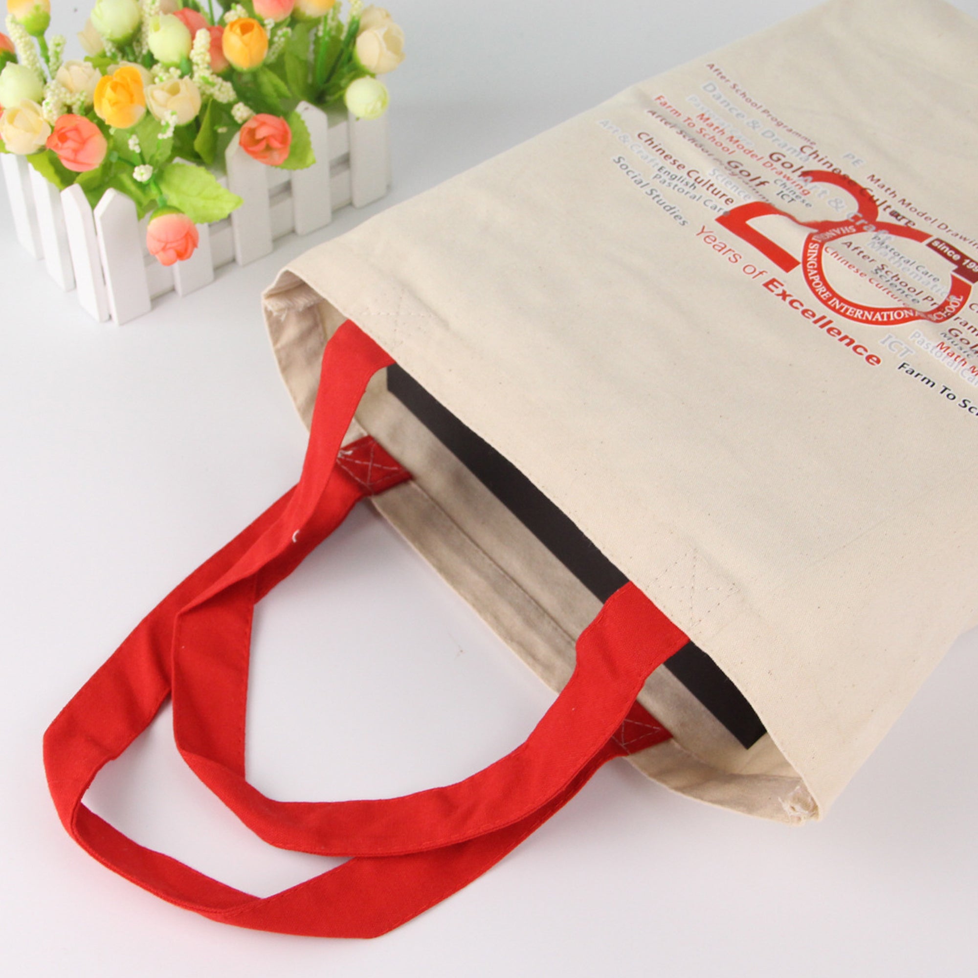 Foldable Canvas Grocery Bags