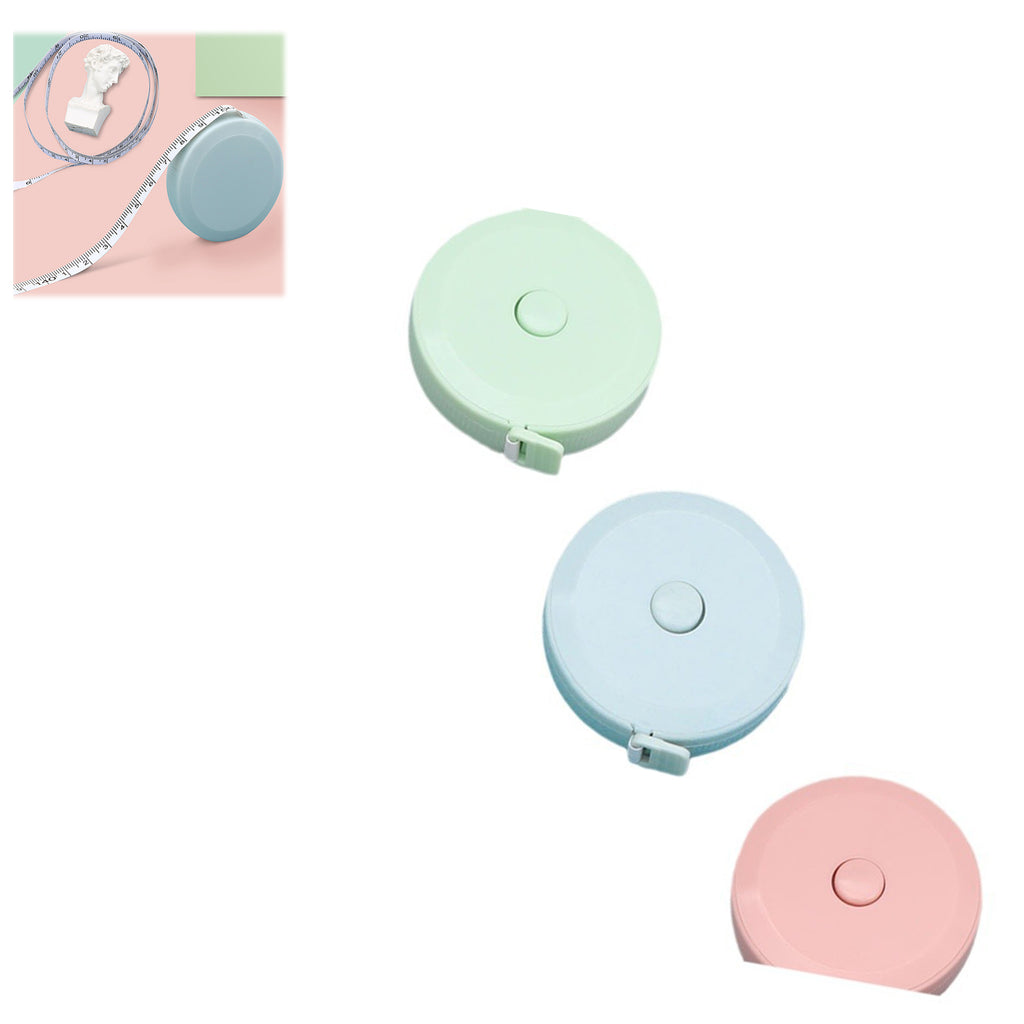 Plastic Tape Measure Macaron Mini Soft Ruler 1.5 Meters