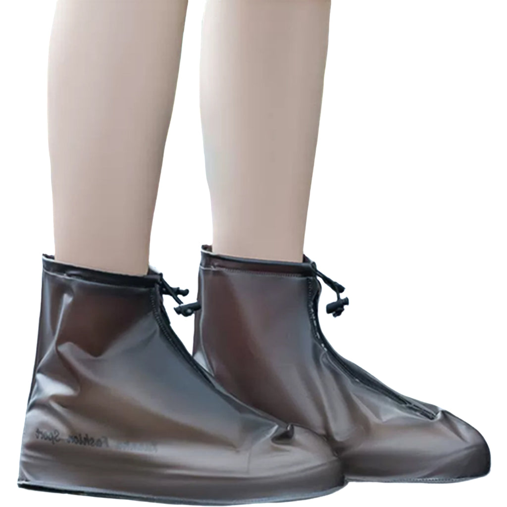 Waterproof Pvc Overshoes Slip Resistant All Sizes