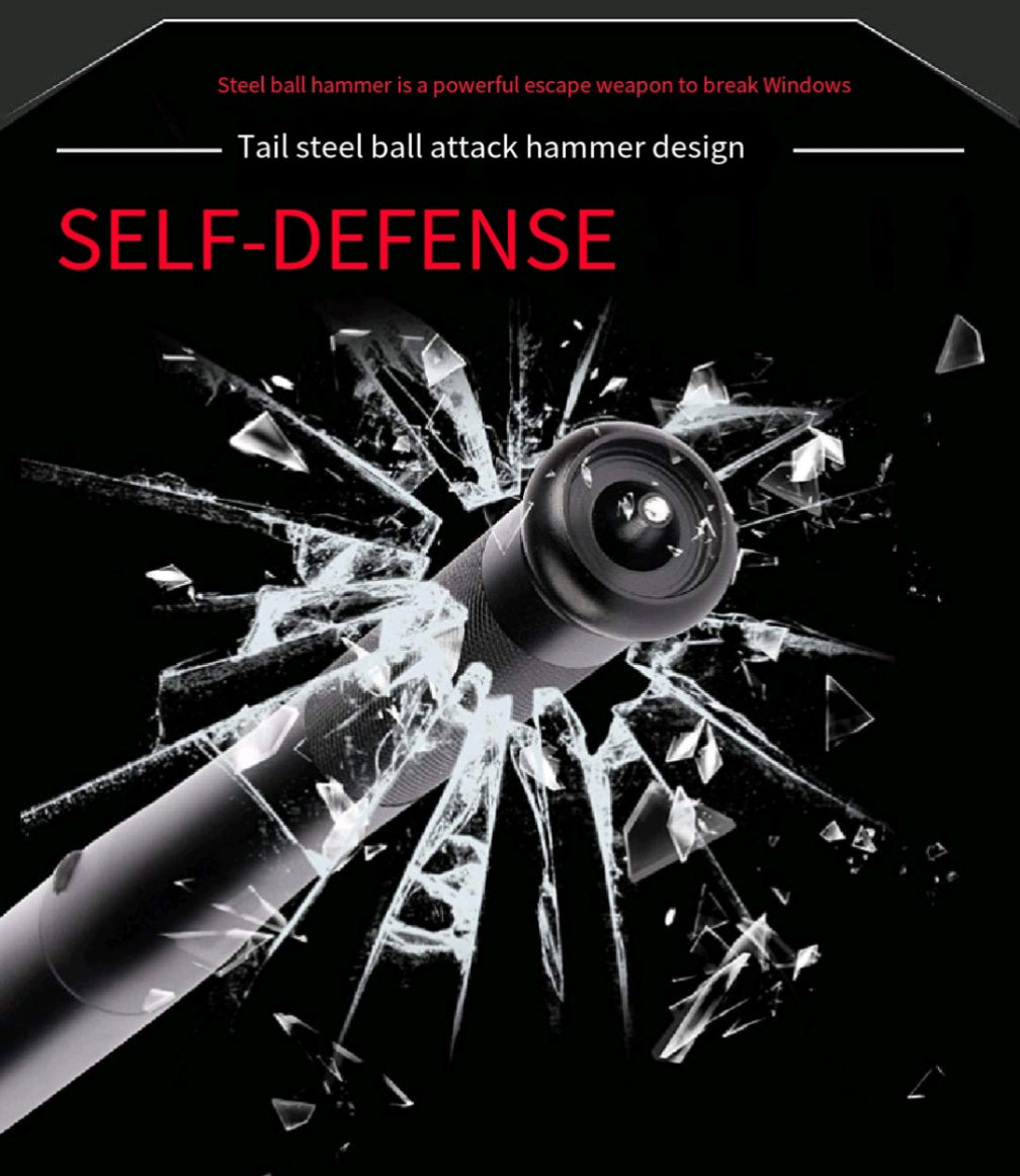 Car Emergency Self Defense Flashlight Baton