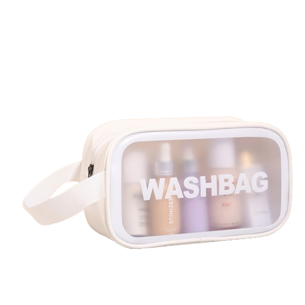Clear Scrub Makeup Bag