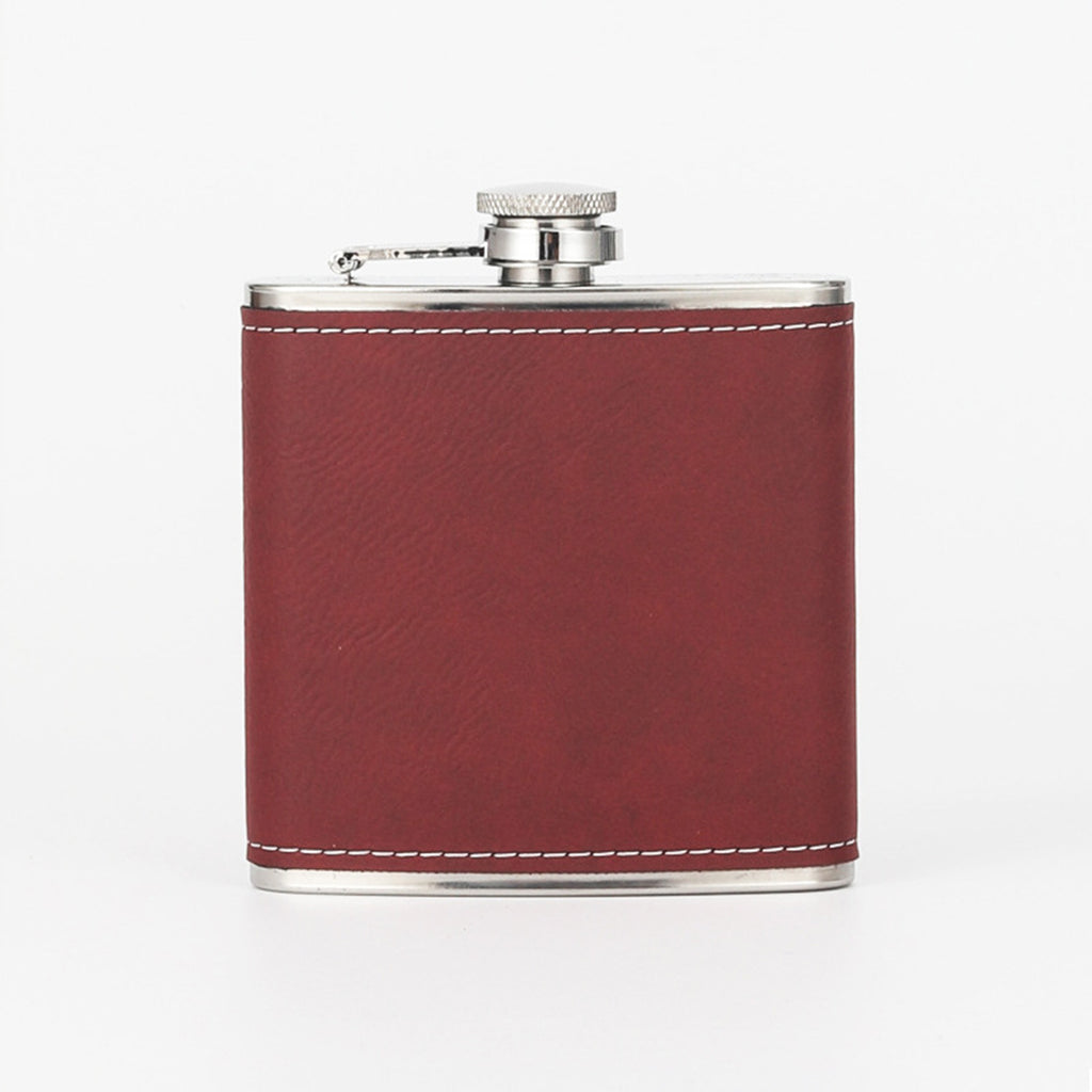 Leather Portable Outdoor Hip Flask
