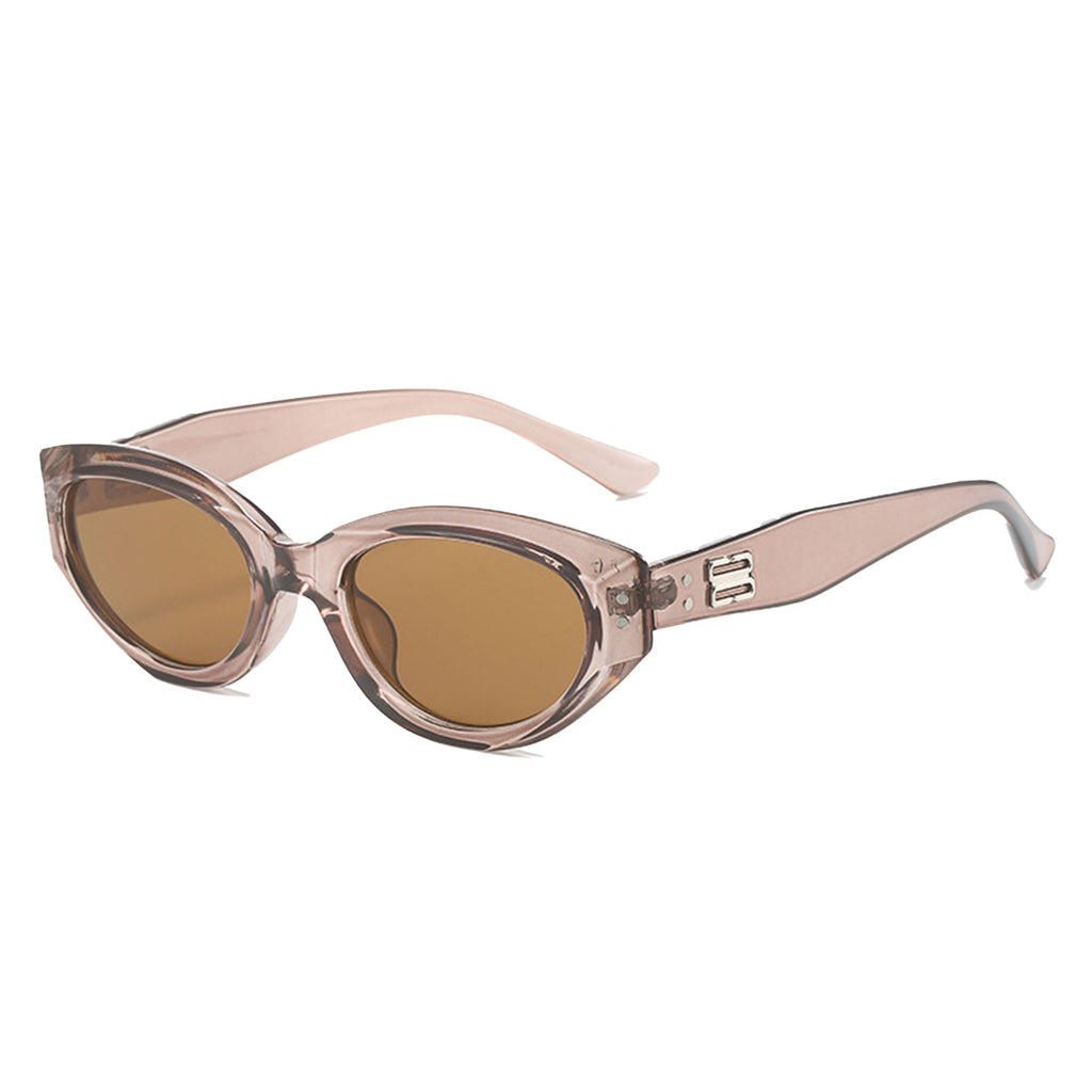 Fashion Oval Vintage Eye Sunglasses