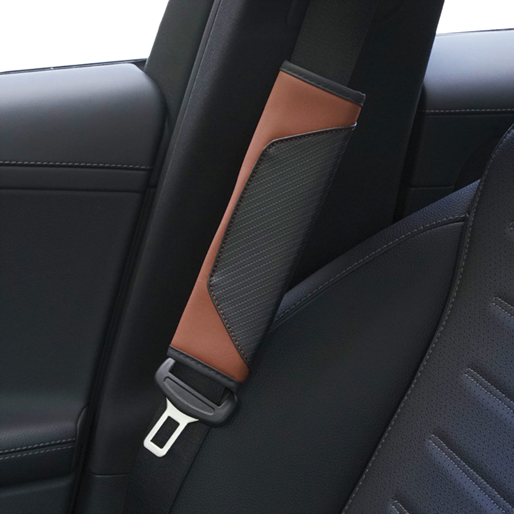 Leather Car Seat Belt Cover