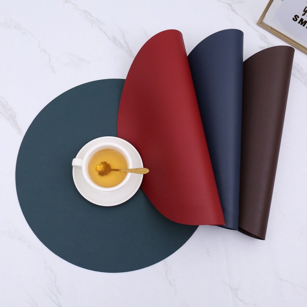 Round Minimalist Heat Insulated Placemat