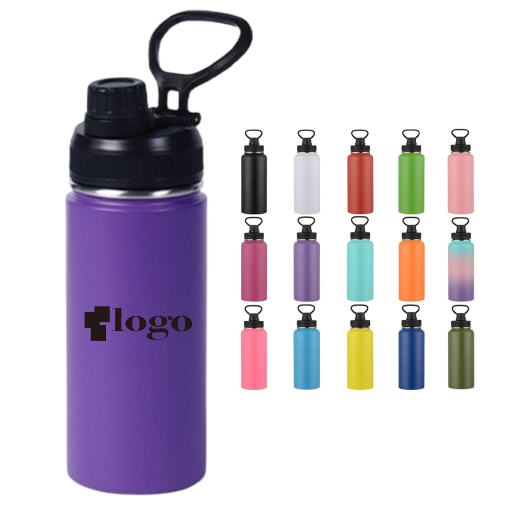 16 Oz Stainless Steel Thermos With Wide Cover