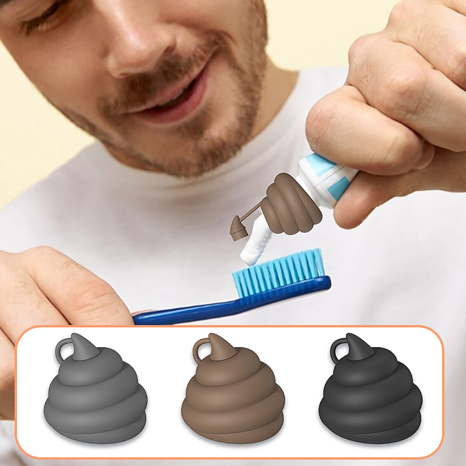 Pooping Toothpaste Topper