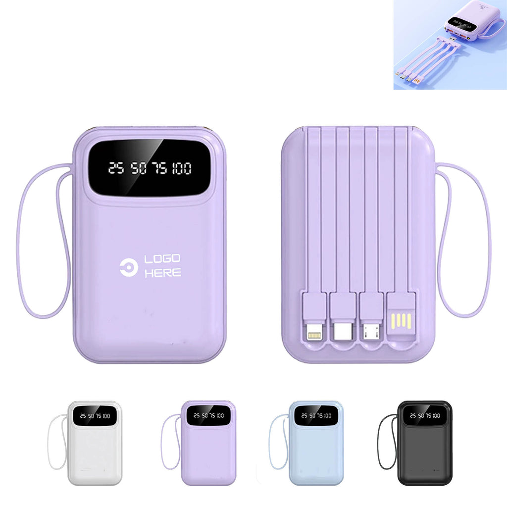 20000 mAh power bank comes with cable
